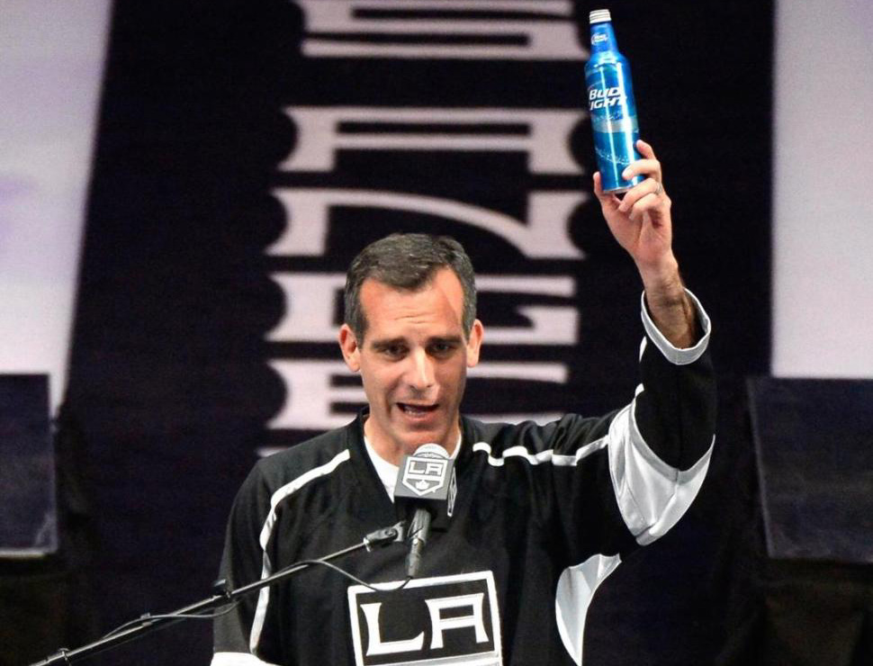 LA mayor and America Light: F-word and alcohol are cool, God and smoking are not