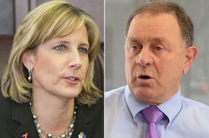 State Assemblywoman Claudia Tenney, left, and Rep. Richard Hanna