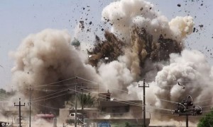 An image early this week showed the destruction of one of a dozen shrines and Shia mosques in Mosul, Iraq’s second largest city.  /AP