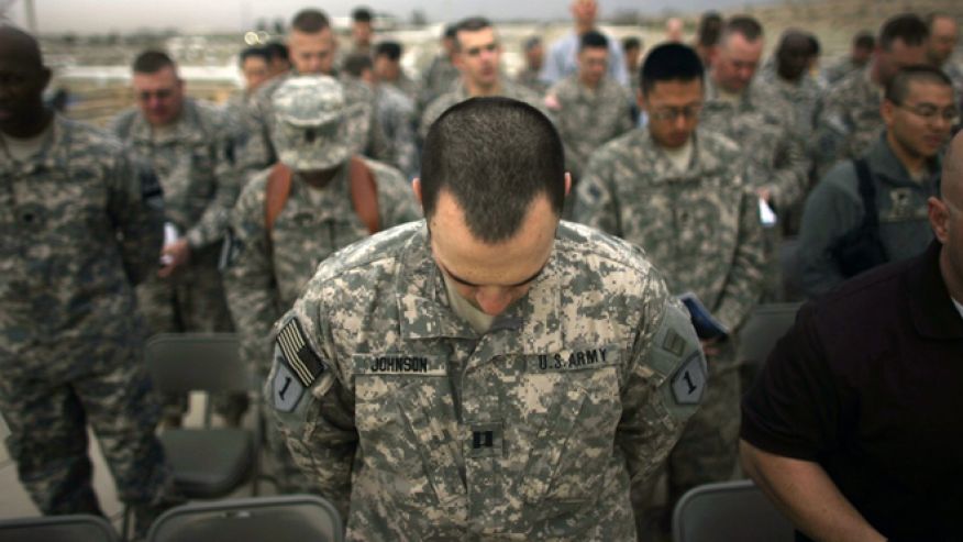 Chaplain written up for citing his faith to combat suicide in the ranks