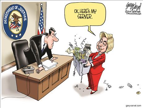 Hillary comes clean . . . in her own special way
