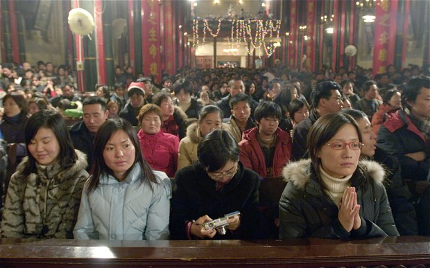 God finding home in Godless China