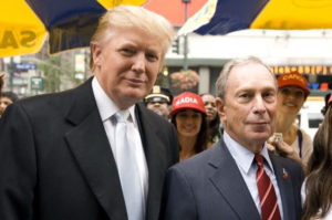 Donald Trump and Michael Bloomberg.