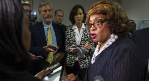Florida Democrat Rep. Corrine Brown speaks to members of the press. / Mark Wallheiser / AP