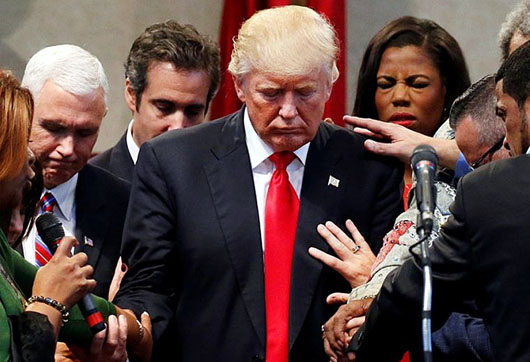 Trump and evangelical Christians: 81 percent support and growing stronger