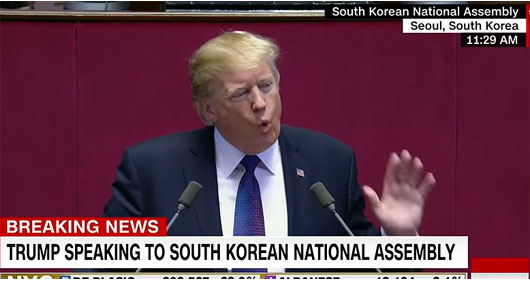 President Trump’s powerful speech last November in Seoul was heard loud and clear in Pyongyang