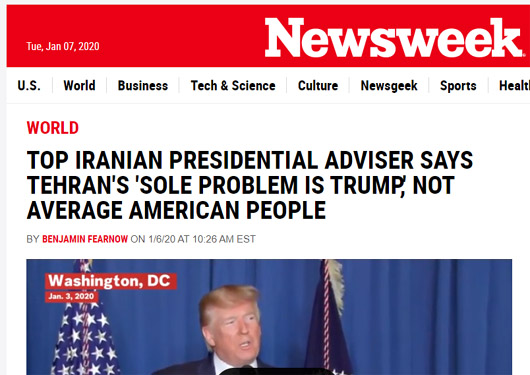 Newsweek editor does PR for Iran’s Khamenei, lies about Dennis Prager