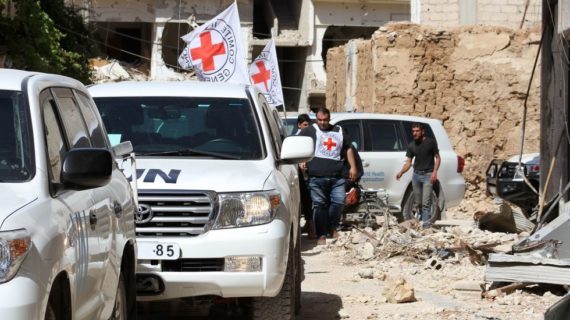 Syrian regime bombs town hours after food aid was delivered to starving residents Syrian regime bombs town hours after food aid was delivered to starving residents