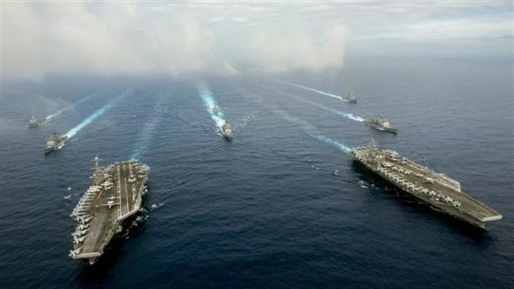 U.S. sends two aircraft carriers to Philippine Sea exercise in Pacific showdown with China U.S. sends two aircraft carriers to Philippine Sea exercise in Pacific showdown with China