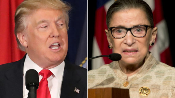 Trump weighs in on Justice Ginsburg’s foray into partisan politics: A ‘disgrace to the court’ Trump weighs in on Justice Ginsburg’s foray into partisan politics: A ‘disgrace to the court’