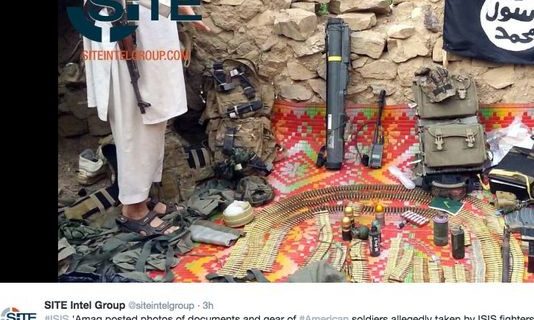 ISIL claims it has captured U.S. military equipment in Afghanistan ISIL claims it has captured U.S. military equipment in Afghanistan