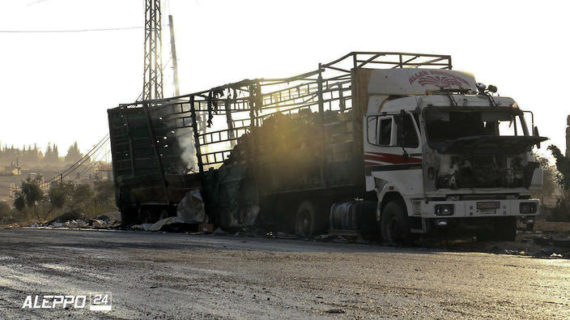 U.S. report finds Russia bombed aid convoy in Syria U.S. report finds Russia bombed aid convoy in Syria
