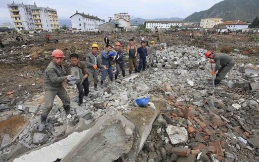 Rushing to aid North Korean victims of a massive flood near China …. wait a minute; What? Rushing to aid North Korean victims of a massive flood near China …. wait a minute; What?