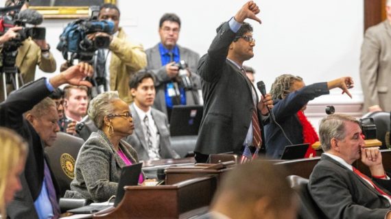 Most North Carolinians enjoy holidays as political stormwinds swirl in Raleigh