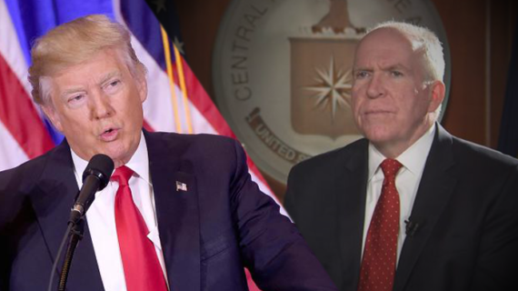 Trump asks if CIA’s Brennan leaked ‘fake news’; Brennan warns Trump to ‘watch what he says’