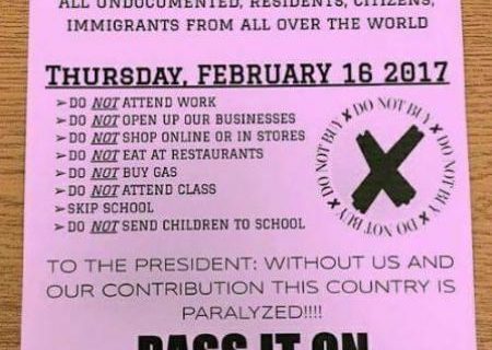 ‘Day Without Immigrants’ planned: ‘Without us this country is paralyzed’