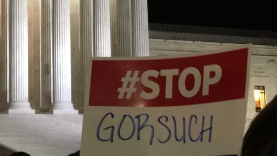 Senator: ‘Mad-Lib protest’ was set to fight any Supreme Court nominee Trump put forward