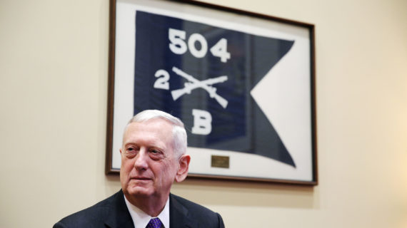 Trump has only one man in place at the Pentagon  but ‘Mad Dog’ Mattis will do for now