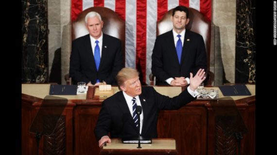 CNN poll find 78 percent liked Trump speech while Democrat behavior got bad reviews