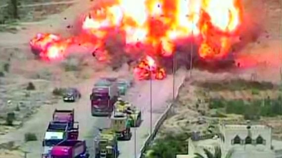 Egyptian tank crew saved dozens of people by crushing car packed with 220 pounds of explosives