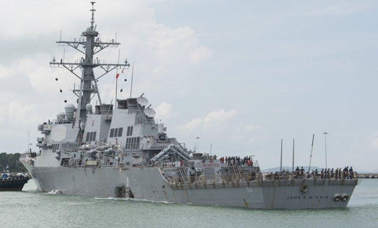 Navy investigates possibility USS John McCain collision was no accident