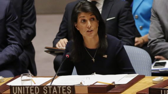 Nikki Haley: Russia ‘complicit in Assad regime’s atrocities’ Nikki Haley: Russia ‘complicit in Assad regime’s atrocities’