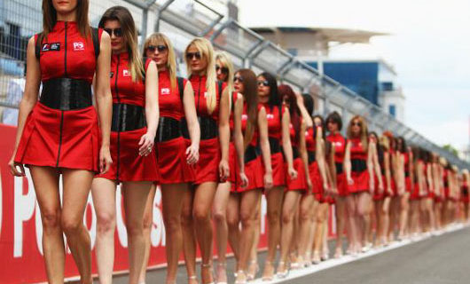 ‘PC gone mad’: Feminists drive Formula 1 grid girls out of their jobs ‘PC gone mad’: Feminists drive Formula 1 grid girls out of their jobs