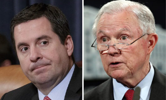 Nunes threat: Congress will hold Attorney Gen. Sessions in contempt Nunes threat: Congress will hold Attorney Gen. Sessions in contempt