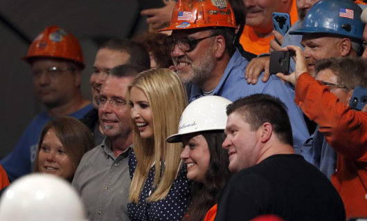 On campaign trail Ivanka discovered a cause: America’s ‘forgotten men and women’