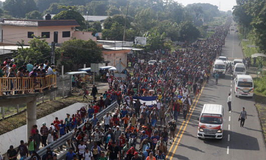 U.S. declares ‘national emergency’ as growing caravan heads North