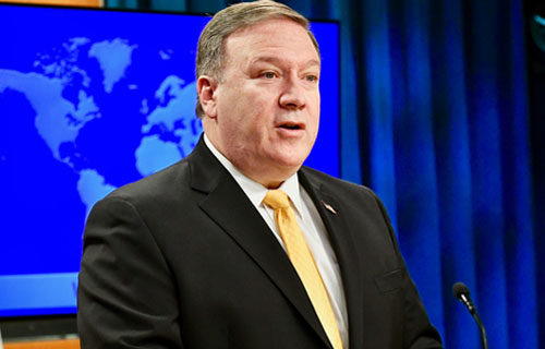 Pompeo in testimony touts coming peace plan, won’t commit to ‘two state’ solution
