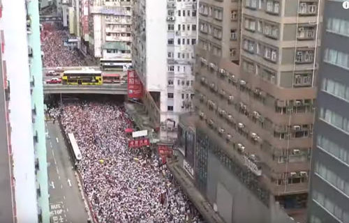 One million Chinese take to the streets in ‘last fight’ for Hong Kong One million Chinese take to the streets in ‘last fight’ for Hong Kong