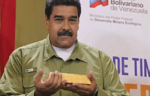 Report: Socialist Maduro selling off Venezuelan gold reserves in Africa