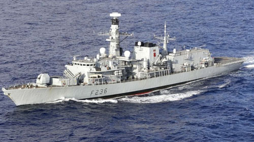 UK warship aimed guns at Iran ships challenging tanker