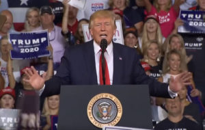 Zogby poll: Trump surfing impeachment to lead in faceoffs with Democrat contenders