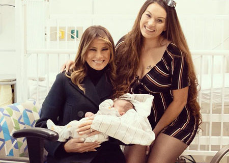 Really? First lady sparks protests with hospital visit to honor program for sick babies
