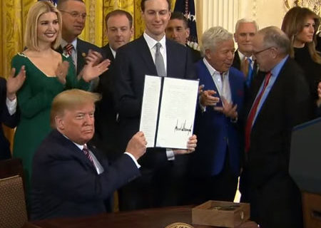 President Trump signs executive order to answer wave of campus anti-Semitism