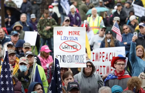 Michigan group tracked phone data of lockdown protesters, but not George Floyd protesters Michigan group tracked phone data of lockdown protesters, but not George Floyd protesters