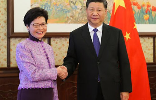 U.S. sanctions top, China-appointed Hong Kong official Carrie Lam U.S. sanctions top, China-appointed Hong Kong official Carrie Lam