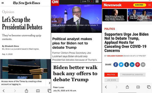 Biden’s media allies explain why he should duck debates: It’s Trump’s fault Biden’s media allies explain why he should duck debates: It’s Trump’s fault