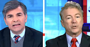 Sen. Rand Paul trips Stephanopoulos in election fraud debate
