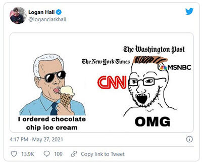 Take-no-prisoners DC press corps gets the scoop on Biden: ‘Chocolate chocolate chip’ Take-no-prisoners DC press corps gets the scoop on Biden: ‘Chocolate chocolate chip’