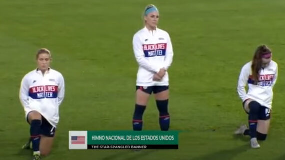 Team BLM: All but two on women’s soccer squad take a knee