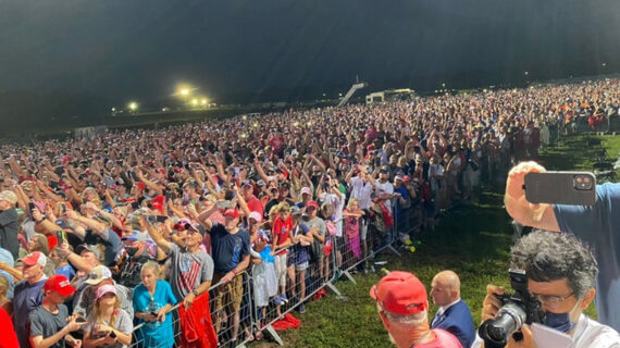 ‘Total surrender’: Trump convicts Biden at massive Alabama rally