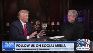 Trump and Bannon reunite to slam Fox, defend Tucker, warn DeSantis