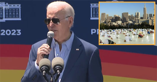New Biden mandate: Gay pray 5 times a day, facing San Francisco