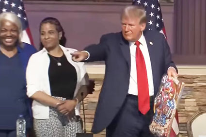 Trump welcomed in Detroit: ‘President Obama never came to the hood’
