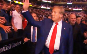 Days after conviction, massive UFC crowd in New Jersey gives Trump thunderous ovation