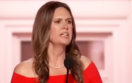 Sarah Huckabee Sanders at RNC: ‘God intervened’ at Butler rally and is ‘not finished with President Trump’