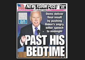 Biden’s bitter last stand was past his bedtime; Trump scorns ‘angry’ lies